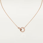 [sparkle Jewelery]LOVE  FULL DIAMOND PENDANT NECKLACE