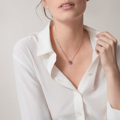 [sparkle Jewelery]LOVE 6 DIAMOND PENDANT NECKLACE