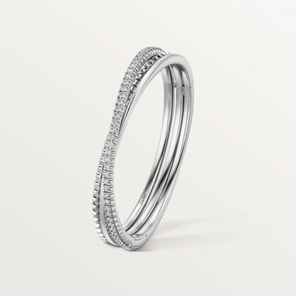 [sparkle Jewelery]ETINCELLE HALF-PAVED DIAMOND BRACELET