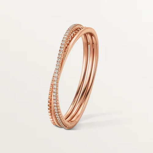 [sparkle Jewelery]ETINCELLE HALF-PAVED DIAMOND BRACELET