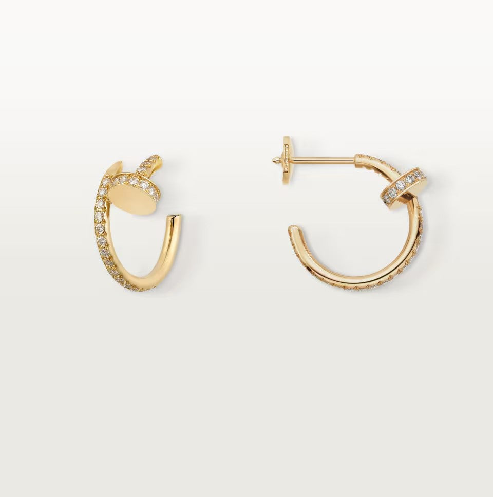 [sparkle Jewelery]JUSTE FULL DIAMOND SMALL EARRINGS