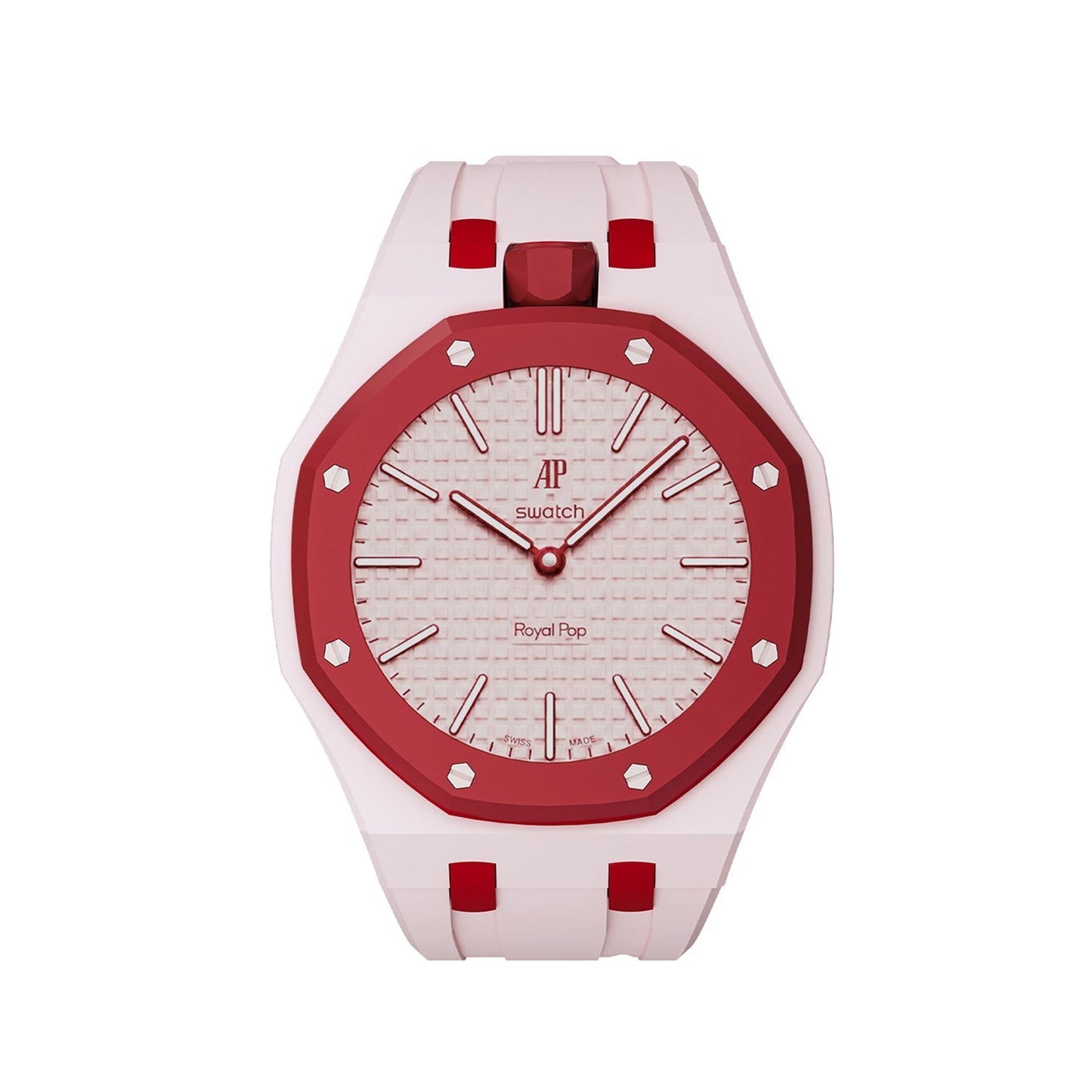 [Sparkle]Royal Oak Pop Exklusives Gehäuse aus Bioceramic & Silikonarmband Mix Color