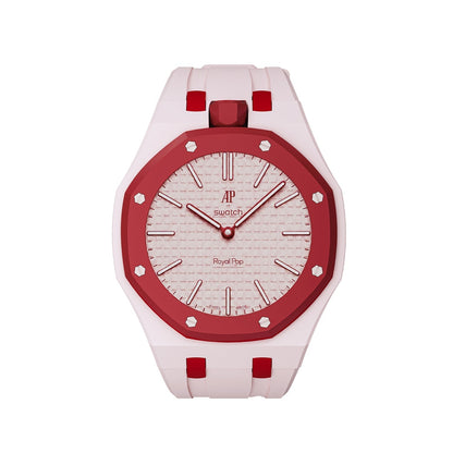 [Sparkle]Royal Oak Pop Exklusives Gehäuse aus Bioceramic & Silikonarmband Mix Color
