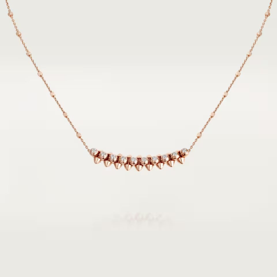[sparkle Jewelery]CLASH  MEDIUM DIAMOND NECKLACE