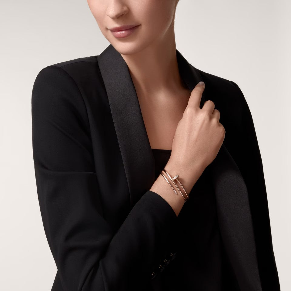 [sparkle Jewelery]JUSTE BRACELET 3.5MM DOUBLE ROW DIAMOND