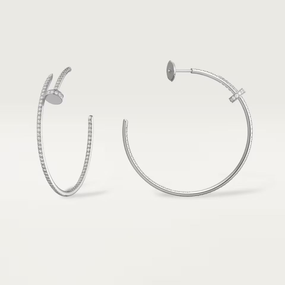 [sparkle Jewelery]JUSTE FULL DIAMOND LARGE EARRINGS