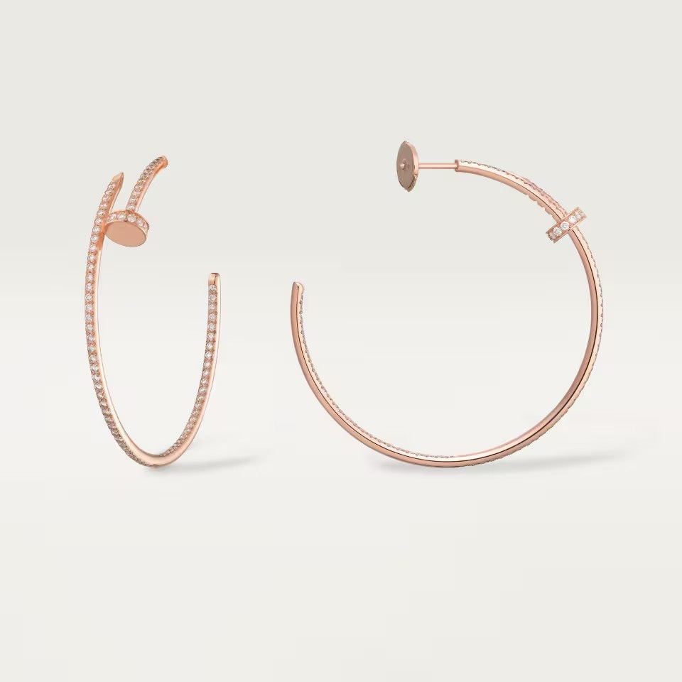 [sparkle Jewelery]JUSTE FULL DIAMOND LARGE EARRINGS