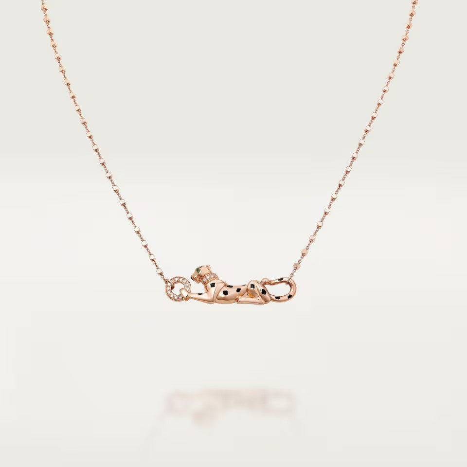 [sparkle Jewelery]PANTHERE FULL DIAMOND NECKLACE