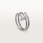 [sparkle Jewelery]JUSTE RING 4.8MM HALF DIAMOND