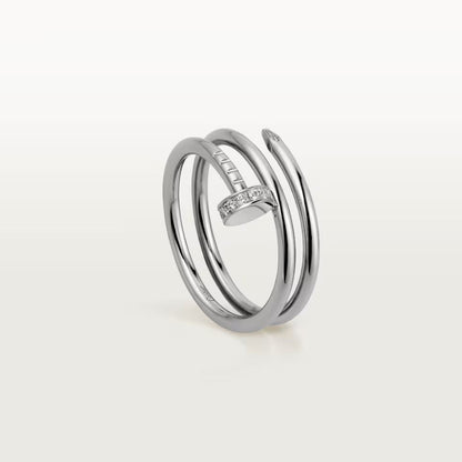 [sparkle Jewelery]JUSTE RING 4.8MM HALF DIAMOND