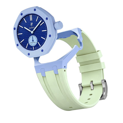 [Sparkle]Royal Oak Pop Exklusives Gehäuse aus Bioceramic & Silikonarmband Mix Color