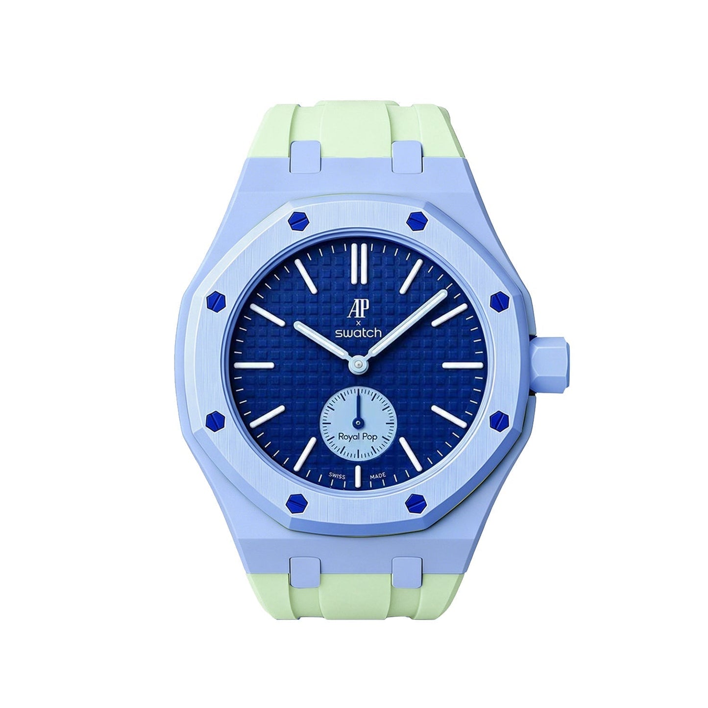 [Sparkle]Royal Oak Pop Exklusives Gehäuse aus Bioceramic & Silikonarmband Mix Color