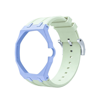[Sparkle]Royal Oak Pop Exklusives Gehäuse aus Bioceramic & Silikonarmband Mix Color