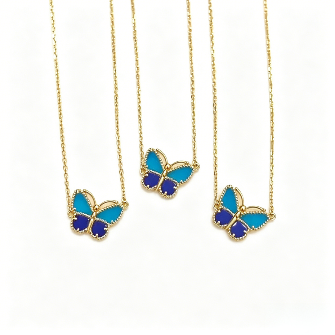 [sparkle Jewelry] 2026 NEW LUCKY BUTTERFLY 1 MOTIFS NECKLACE