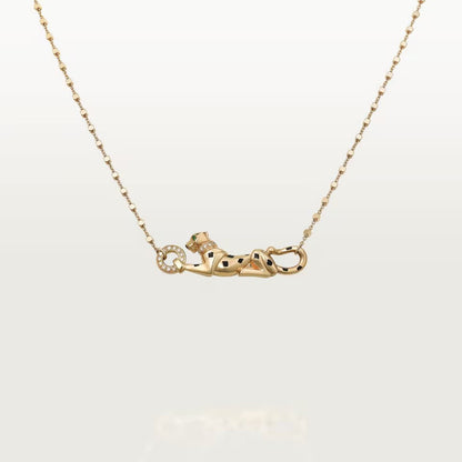 [sparkle Jewelery]PANTHERE FULL DIAMOND NECKLACE