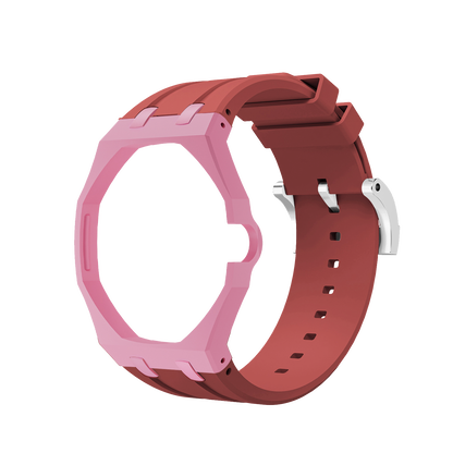 [Sparkle]Royal Oak Pop Exklusives Gehäuse aus Bioceramic & Silikonarmband Mix Color