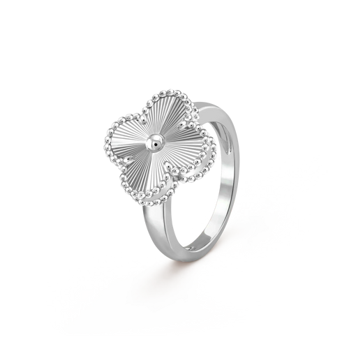 [sparkle Jewelry ]CLOVER SILVER RING