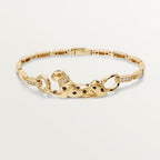 [sparkle Jewelery]PANTHERE HALF DIAMOND ON CHAIN BRACELET