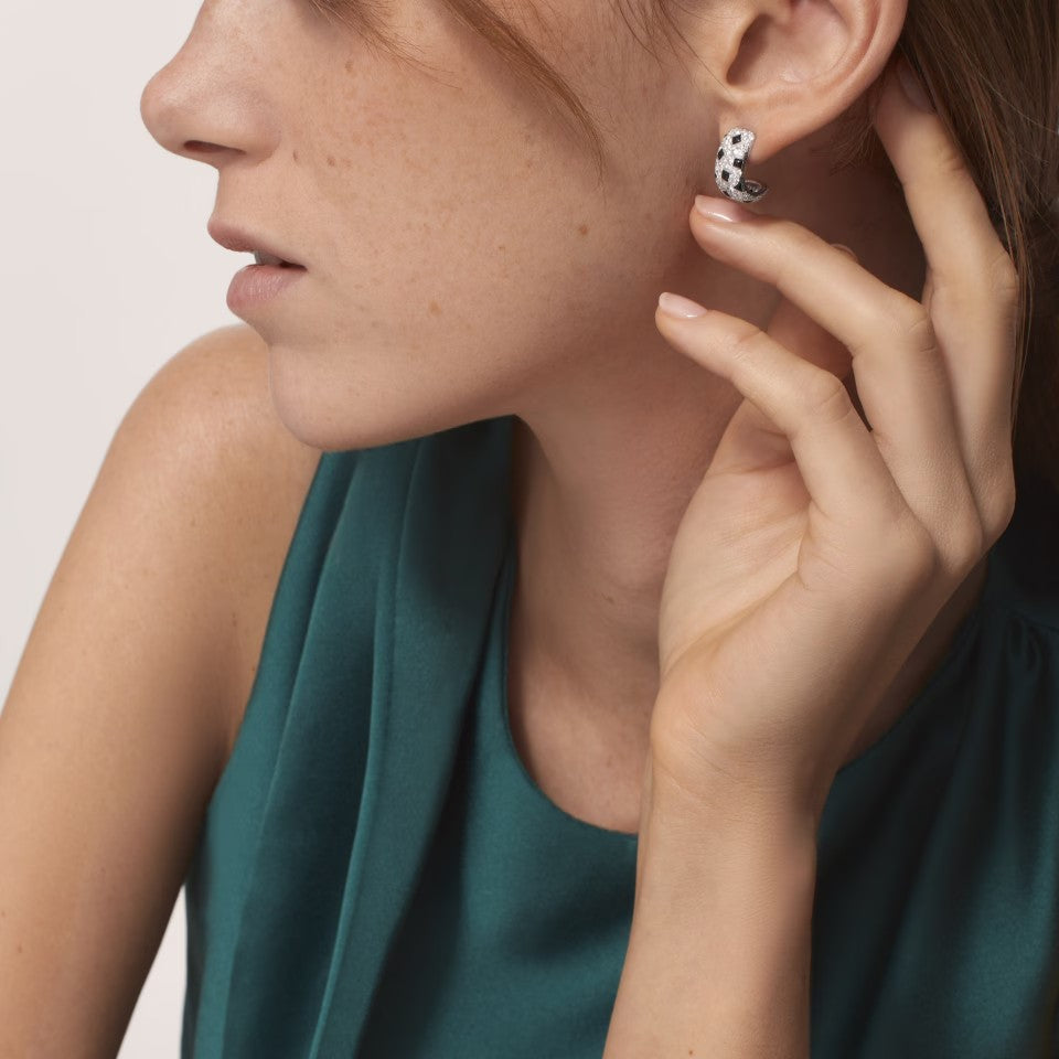 [sparkle Jewelery]PANTHERE MINI FULL DIAMOND EARRINGS