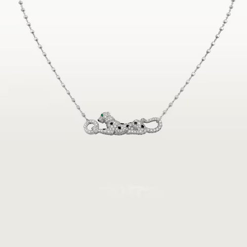 [sparkle Jewelery]PANTHERE PAVED DIAMOND NECKLACE