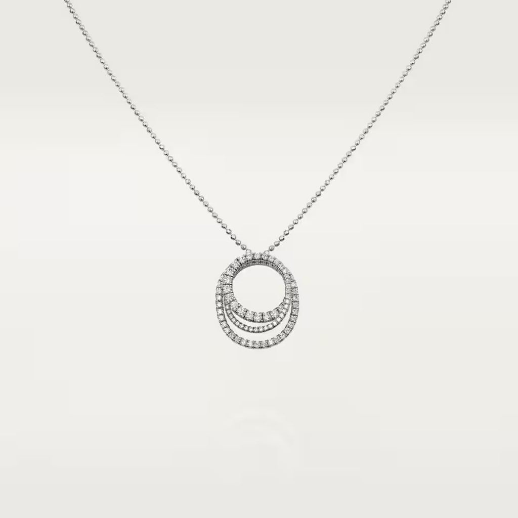 [sparkle Jewelery]ETINCELLE  FULL DIAMOND NECKLACE