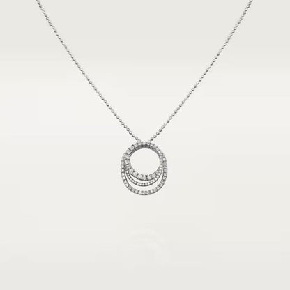 [sparkle Jewelery]ETINCELLE  FULL DIAMOND NECKLACE