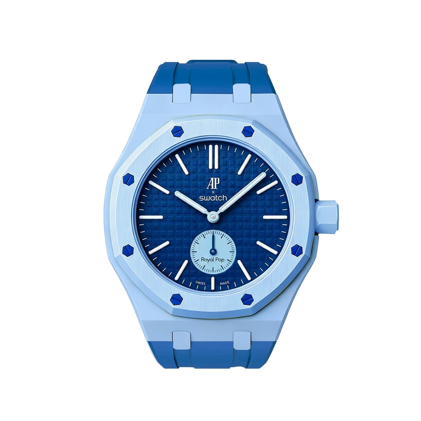 [Sparkle]Royal Oak Pop Exklusives Gehäuse aus Bioceramic & Silikonarmband Mix Color