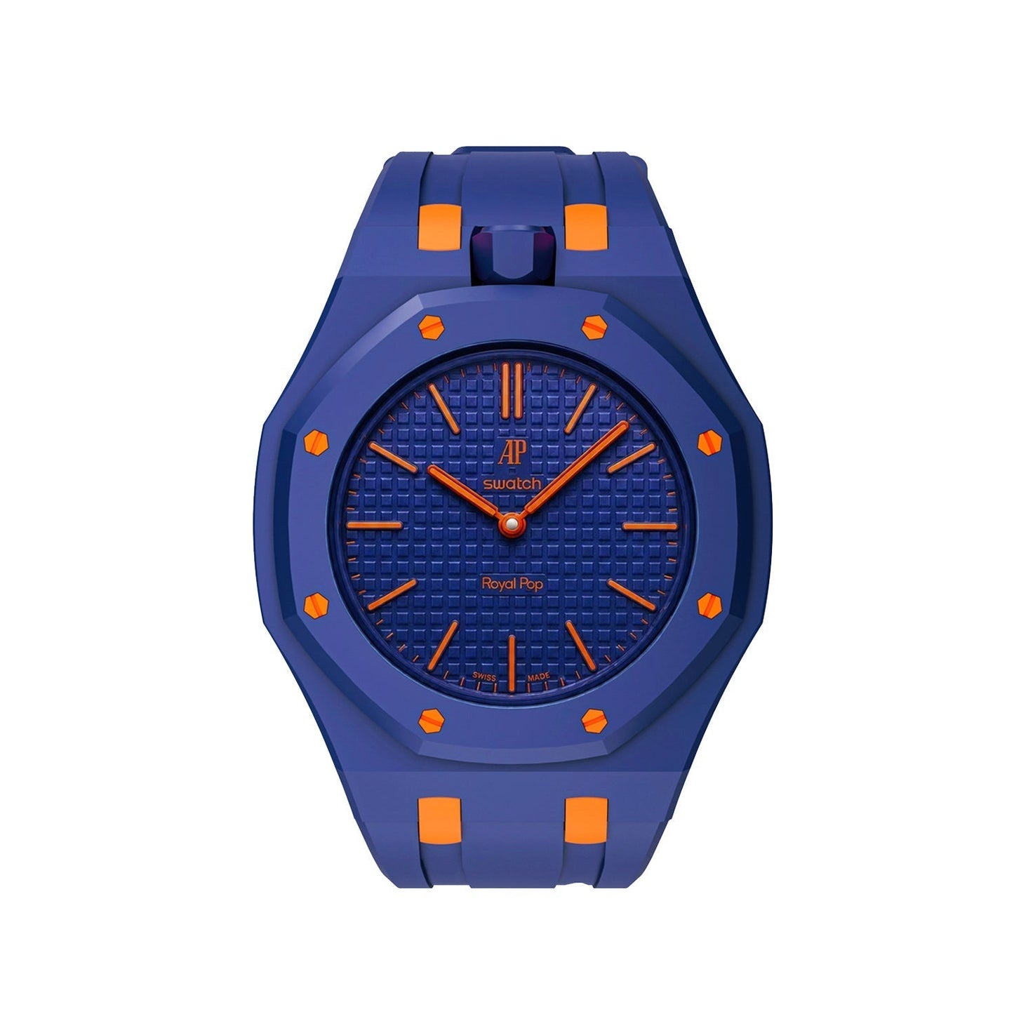 [Sparkle]Royal Oak Pop Exklusives Gehäuse aus Bioceramic & Silikonarmband Mix Color