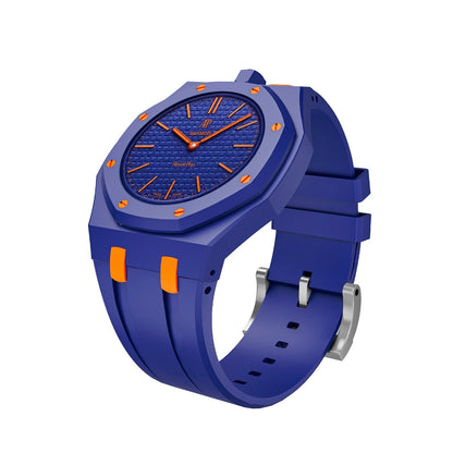 [Sparkle]Royal Oak Pop Exklusives Gehäuse aus Bioceramic & Silikonarmband Mix Color
