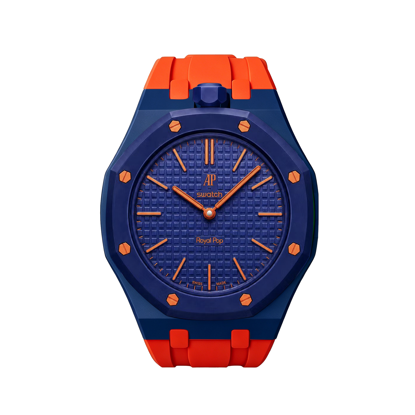 [Sparkle]Royal Oak Pop Exklusives Gehäuse aus Bioceramic & Silikonarmband Mix Color