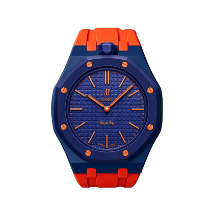[Sparkle]Royal Oak Pop Exklusives Gehäuse aus Bioceramic & Silikonarmband Mix Color