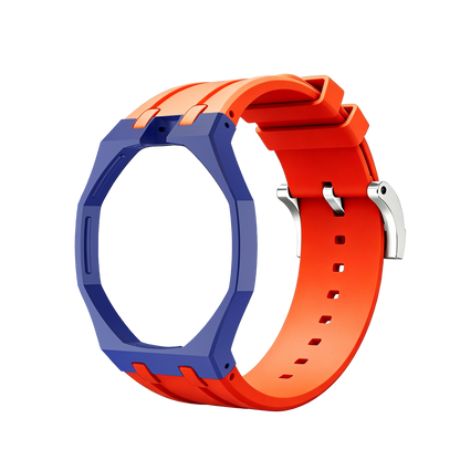 [Sparkle]Royal Oak Pop Exklusives Gehäuse aus Bioceramic & Silikonarmband Mix Color