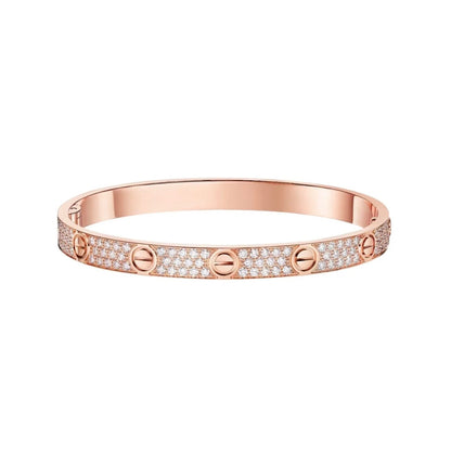 [sparkle Jewelery]LOVE BRACELET 6.1MM DIAMOND-PAVED