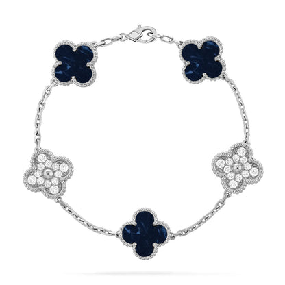 [sparkle Jewelry ]CLOVER 5 MOTIF PIETERSITE BRACELET COLLECTION