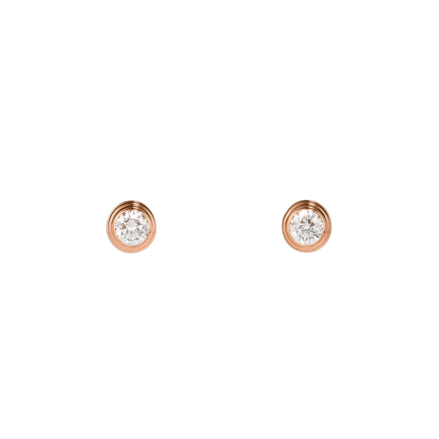 [Sparkle]D'AMOUR 5MM DIAMOND STUD EARRINGS