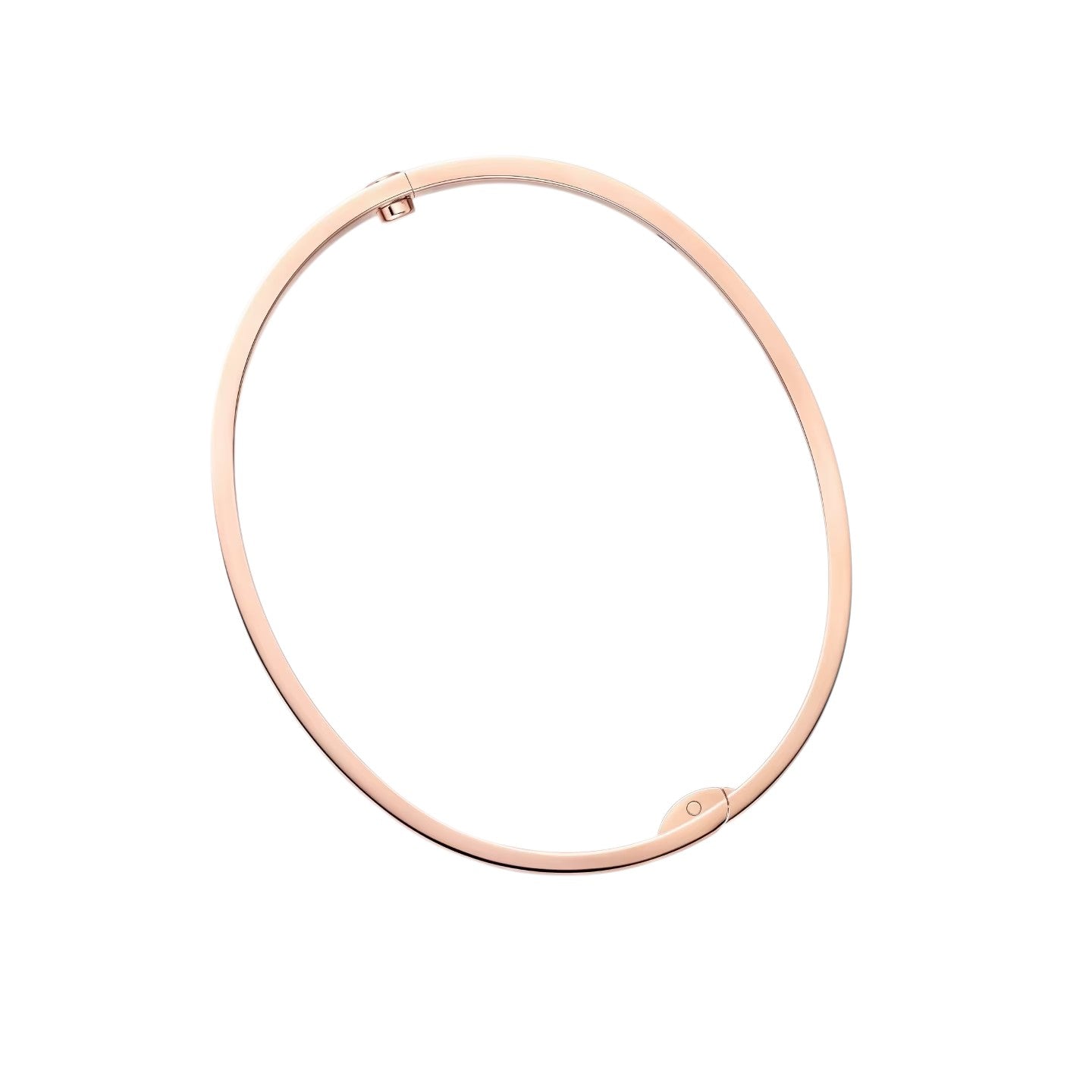 [Sparkle]KLASSISCHER 6.1MM LOVE EINZELSCHRAUBEN-VERSCHLUSS-ARMBAND - 4-DIAMANTEN