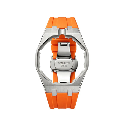 [Sparkle]Royal Oak Pop Exklusiv Stahlgehäuse & Silikonarmband mit Ladehalterung