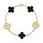 [sparkle Jewelry ]CLOVER 5 MOTIF PIETERSITE BRACELET COLLECTION