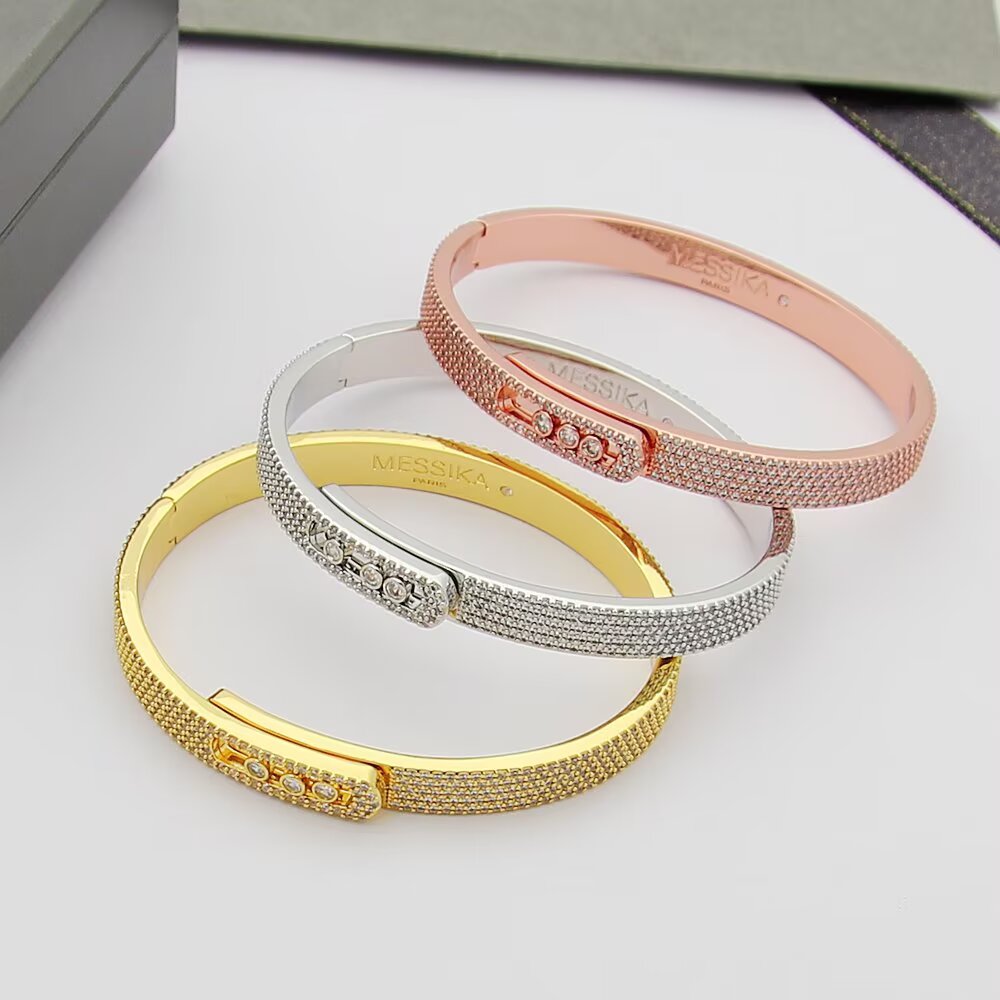 [sparkle Jewelry]Move Noa Full Pavé Diamond Bangle Bracelet