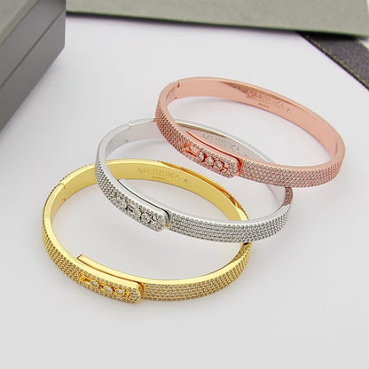 [sparkle Jewelry]Move Noa Full Pavé Diamond Bangle Bracelet
