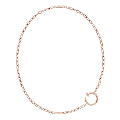 [Sparkle]CLOU DIAMOND NAIL PENDANT NECKLACE