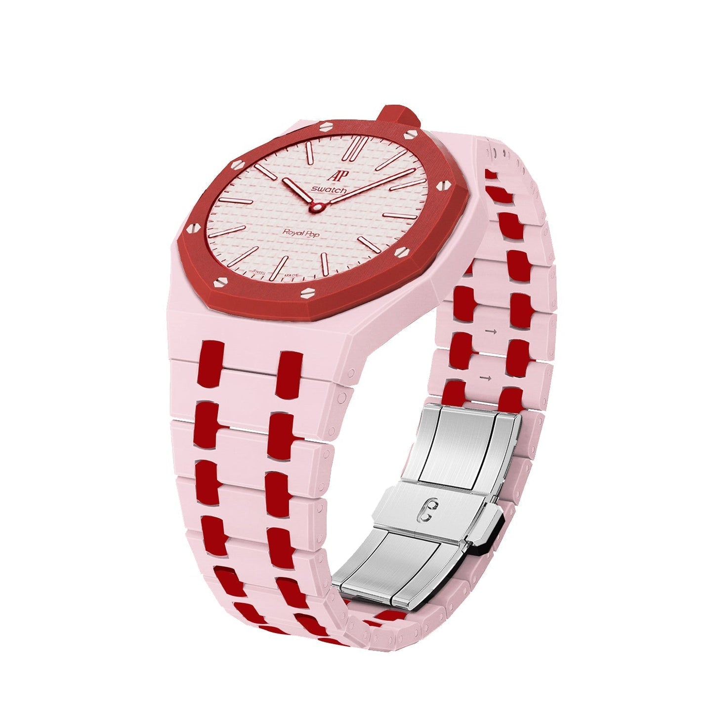 [Sparkle]Royal Oak Pop Exklusiv Bioceramic Gehäuse & Bioceramic Armband Mix Farbe