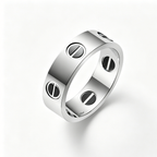 [sparkle Jewelery]LOVE RING 5.5MM NO DIAMONDS  CERAMIC