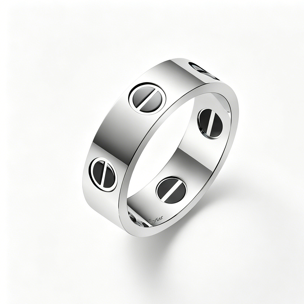 [sparkle Jewelery]LOVE RING 5.5MM NO DIAMONDS  CERAMIC