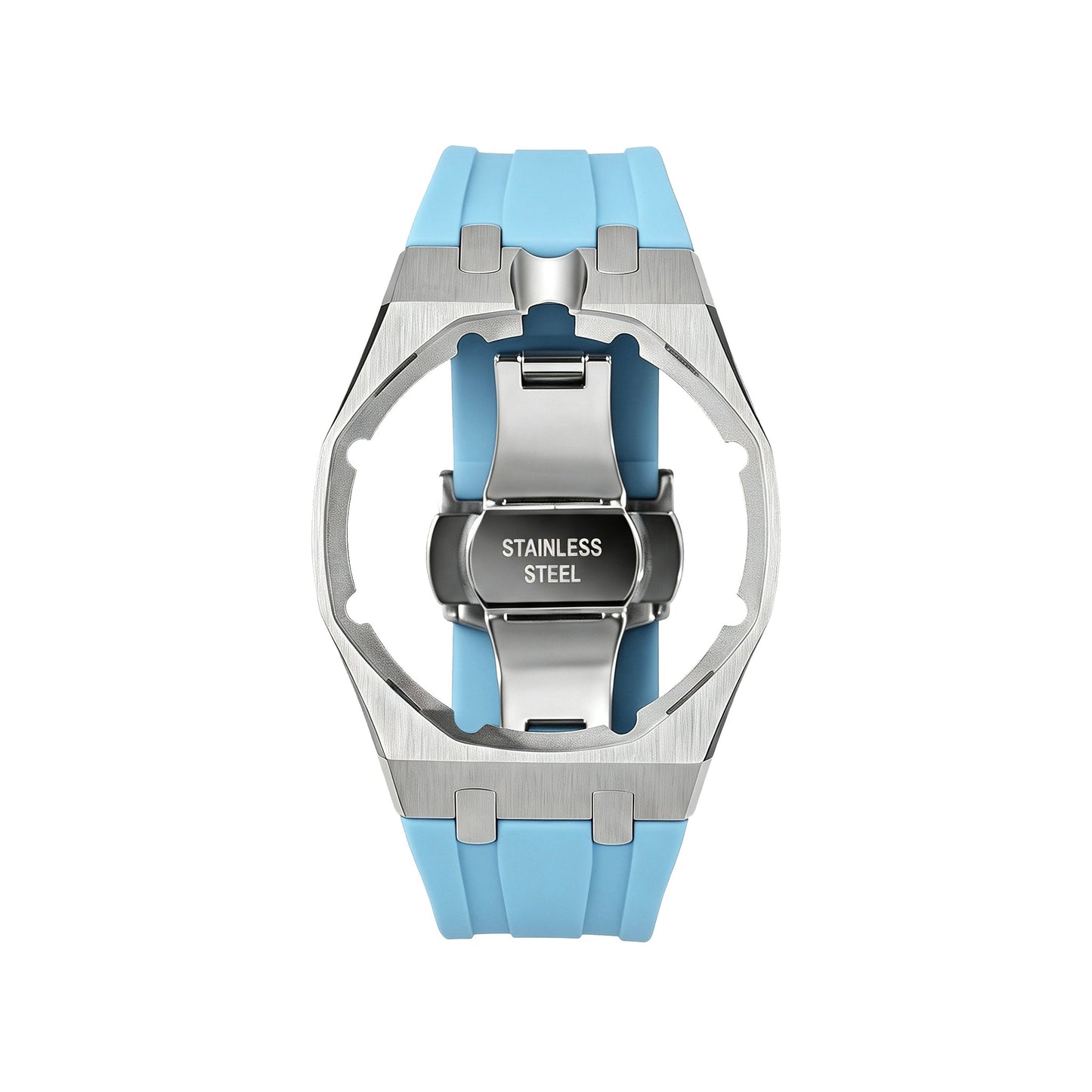 [Sparkle]Royal Oak Pop Exklusiv Stahlgehäuse & Silikonarmband mit Ladehalterung