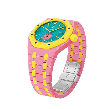 [Sparkle]Royal Oak Pop Exklusiv Bioceramic Gehäuse & Bioceramic Armband Mix Farbe
