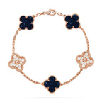 [sparkle Jewelry ]CLOVER 5 MOTIF PIETERSITE BRACELET COLLECTION