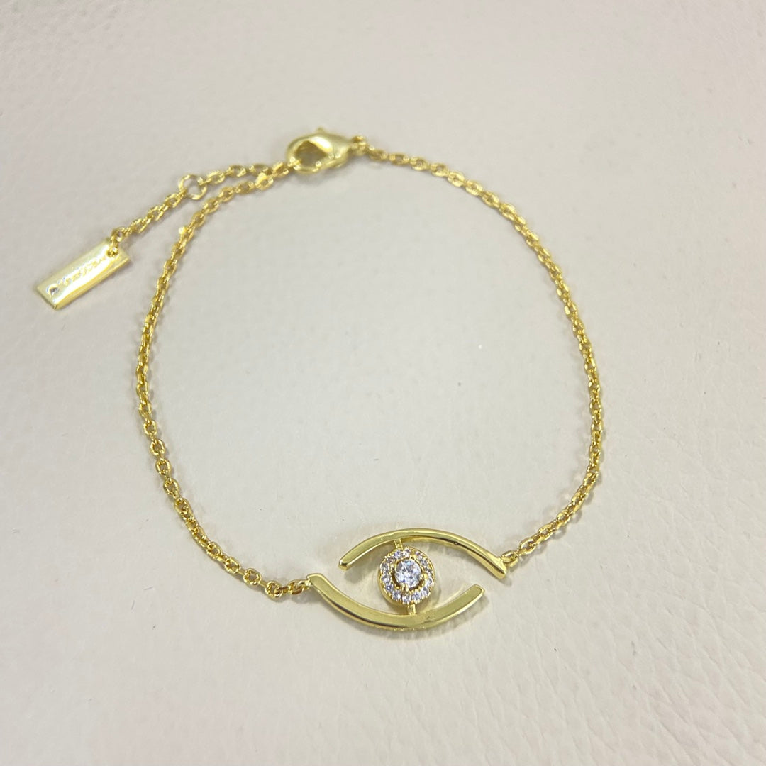 [sparkle Jewelry]Lucky Eye Pave-Set Diamond Bracelet