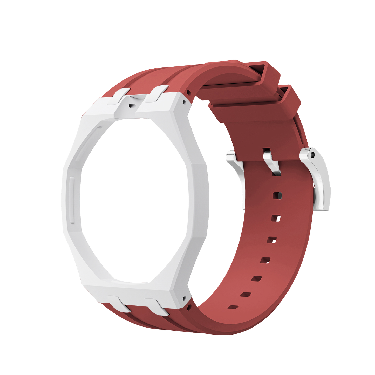 [Sparkle]Royal Oak Pop Exklusives Gehäuse aus Bioceramic & Silikonarmband Mix Color