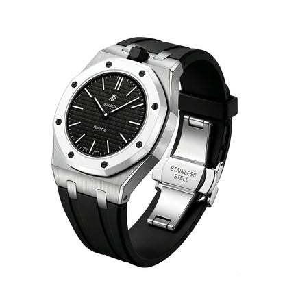[Sparkle]Royal Oak Pop Exklusiv Stahlgehäuse & Silikonarmband mit Ladehalterung
